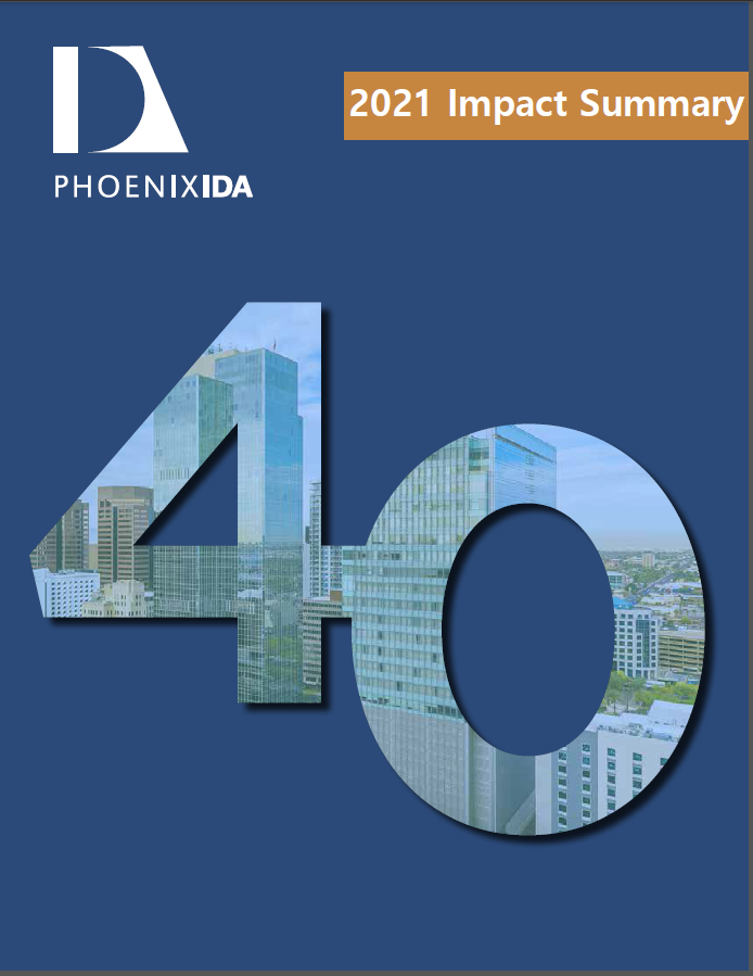 Cover image of the Phoenix IDA 2021 Annual Impact Summary